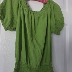 MICHAEL Michael Kors Green Blouse